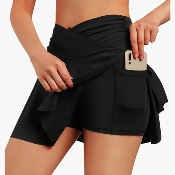 G4Free Tennis Golf Pickleball Skort with Pockets Black Women’s size Small - Picture 3 of 10